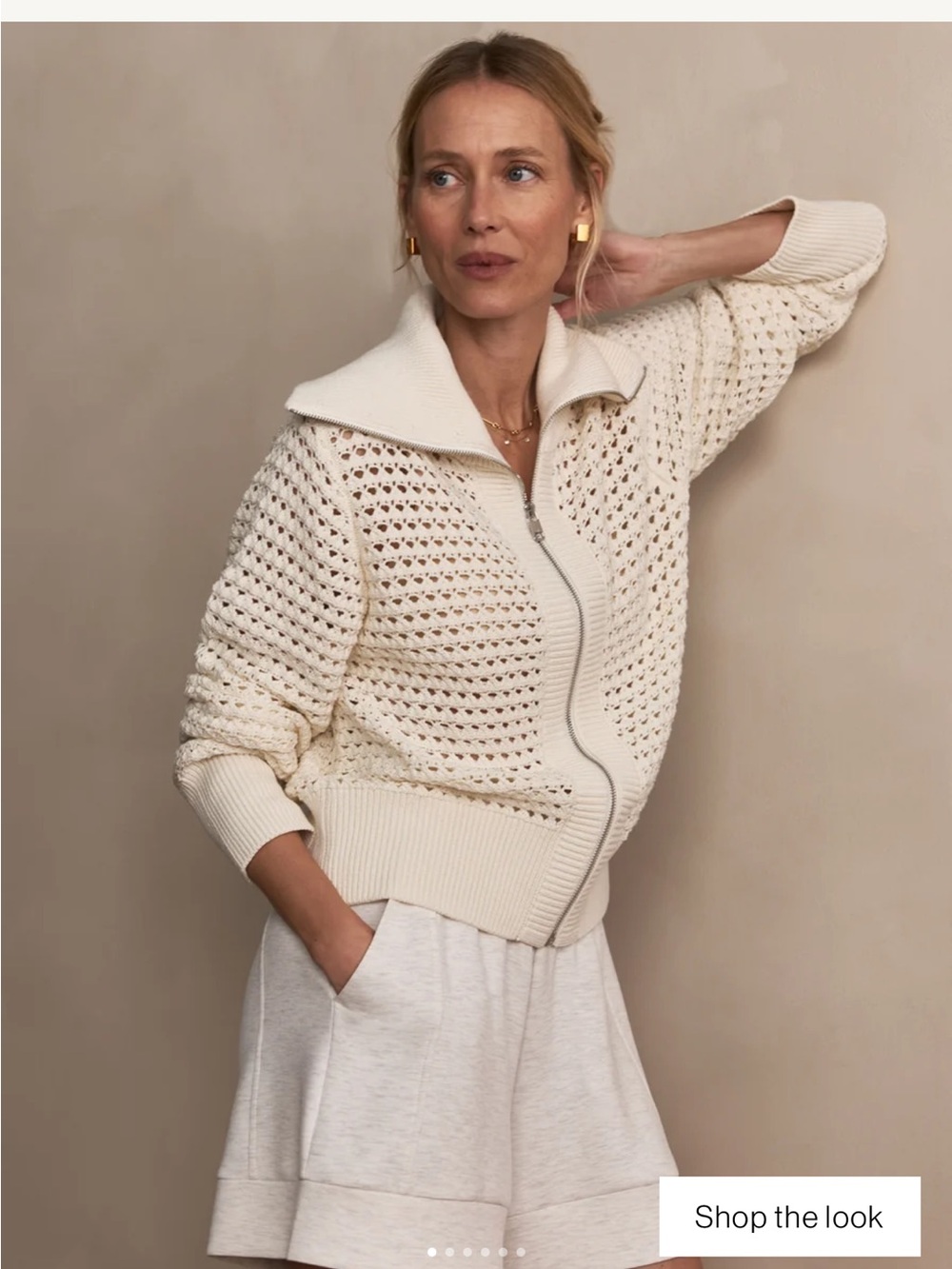 Varley Eloise Zip-Through Knit